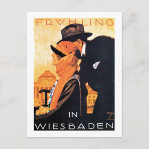 Cartão Postal Poster de viagens Wiesbaden