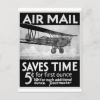 Poster do correio aéreo