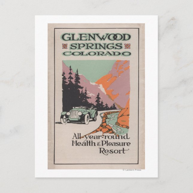 Cartão Postal Poster do Health Resort nº 1 (Frente)