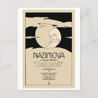 Cartão Postal Poster do Salome Vintage Movie