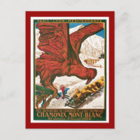Poster Olimpiadas de Viagens vintage de inverno