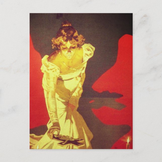 Cartão Postal Poster original de Tosca - detalhe (Giacomo Puccin (Frente)