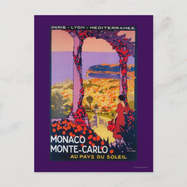 Cartão Postal Poster Promocional viagem (Frente)