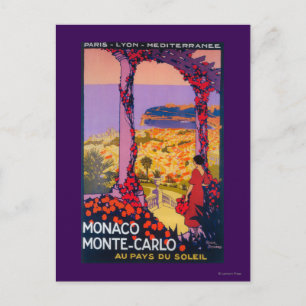 Cartão Postal Poster Promocional viagem