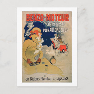 Cartão Postal Poster publicando "Benzo-Moteur" Motor Especi
