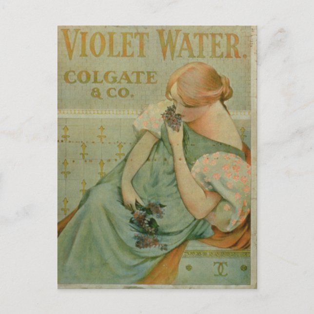 Cartão Postal Poster publicando 'Violet Water', por Colgate & Co (Frente)