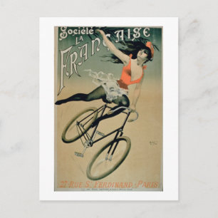 Cartão Postal Poster publicitando "Societe La Francaise", Paris 