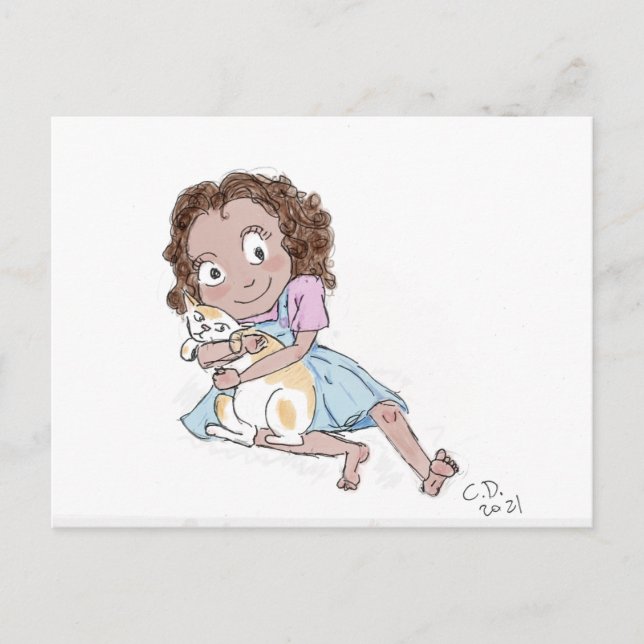 Cartão Postal poster Ragamuffins Tails&Tots (Frente)