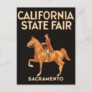 Cartão Postal Poster vintage California Sacramento 1933