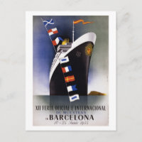 Poster vintage de Barcelona 1944