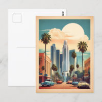 Poster vintage de Los Angeles
