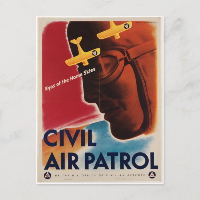 Cartão Postal Poster vintage WII (Frente)