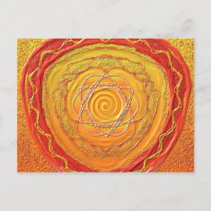 Cartão Postal Postkarte 27 "Espiral Goldene"