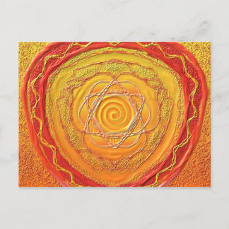 Cartão Postal Postkarte 27 "Espiral Goldene"