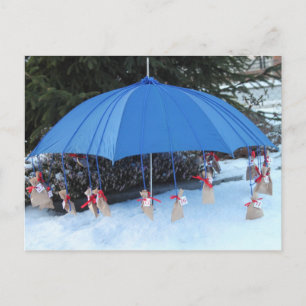 Cartão Postal Postkarte - Adventskalender