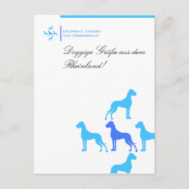 Cartão Postal Postkarte für Doggenzüchter