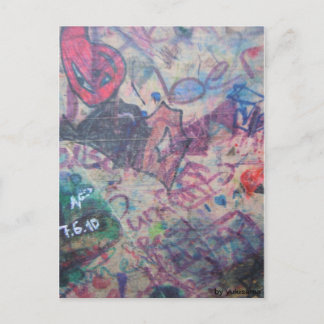 Cartão Postal Postkarte - Grafitti