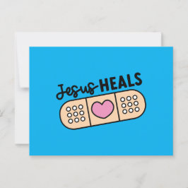 Cartão Postal Postkarte Jesus heilt - Jesus heals