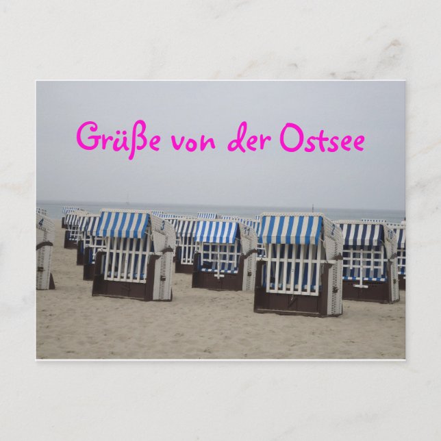 Cartão Postal Postkarte Ostsee (Frente)
