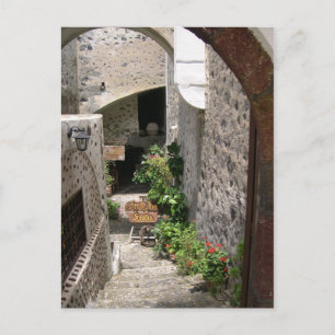 Cartão Postal Postkarte Santorini Fira