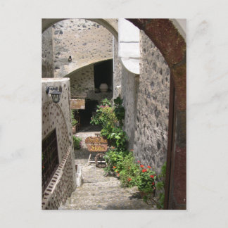 Cartão Postal Postkarte Santorini Fira