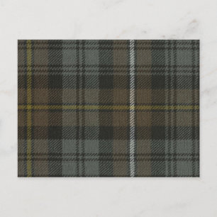 Cartão Postal Posto Card Campbell de Argyll Weathered Tartan