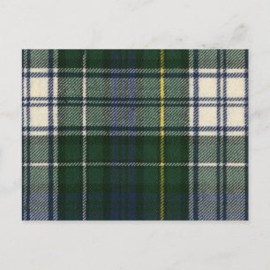 Cartão Postal Posto Card Campbell Dress Modern Tartan Impressão