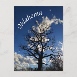 Cartão Postal Posto de Oklahoma Blue Skies 3