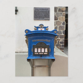 Cartão Postal Posto Deutsche (Posta alemã) - Azul