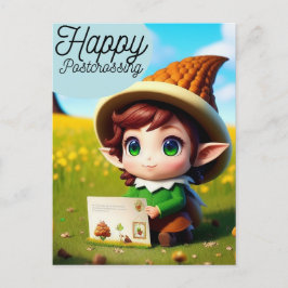 Cartão Postal Posto feliz, Cartão-postal para Posto