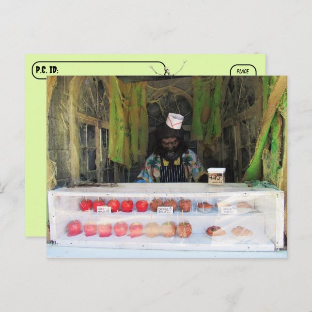 Cartão Postal Posto - Lobisomem / Salesman (Frente/Verso)