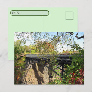 Cartão Postal Posto - Pic de uma ponte em Nova Jersey