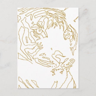 Cartão Postal Posto Tiger