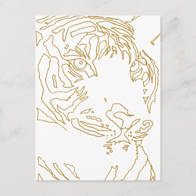 Cartão Postal Posto Tiger (Frente)