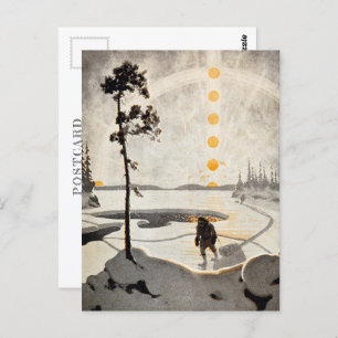 Cartão Postal Postos da Natureza Selvagem Arthur Heming