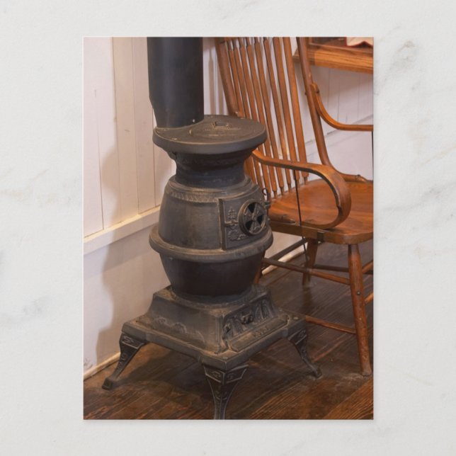 Cartão Postal Pote Belly Stove (Frente)