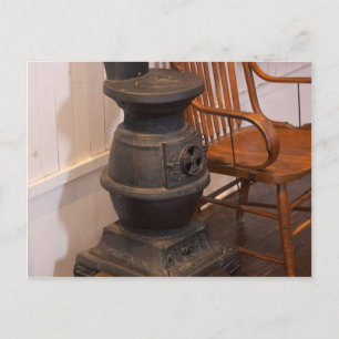 Cartão Postal Pote Belly Stove