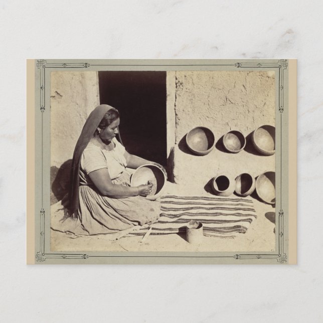 Cartão Postal Potência de Polishing feminina - 1879 (Frente)