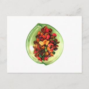 Cartão Postal Potpourri Colorido: Uma Exposição Aromática Sensac