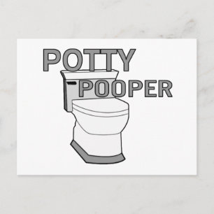 Cartão Postal Potty Pooper
