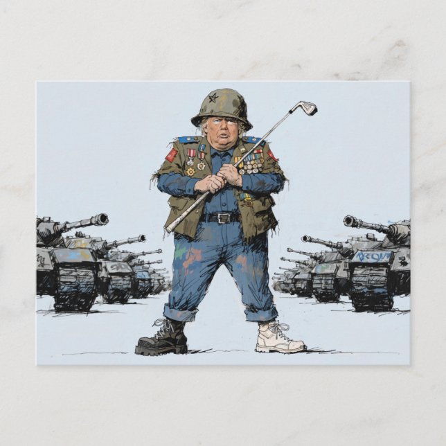 Cartão Postal POTUS in chaos (Frente)