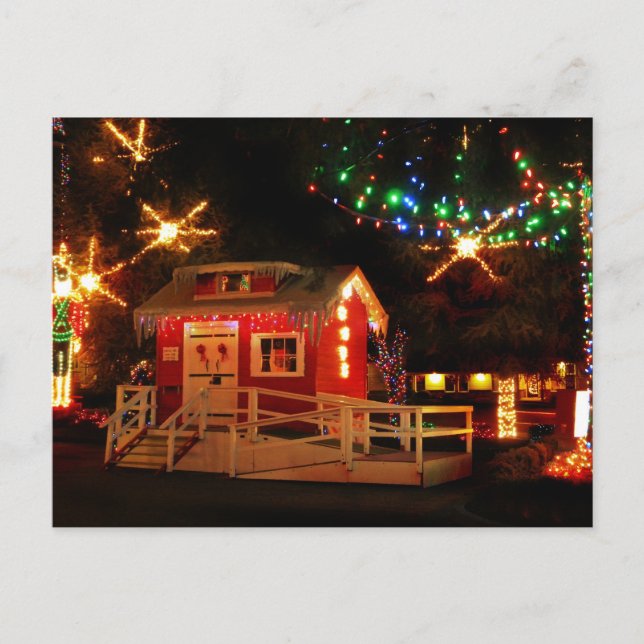 Cartão Postal Pouco vermelho (Frente)