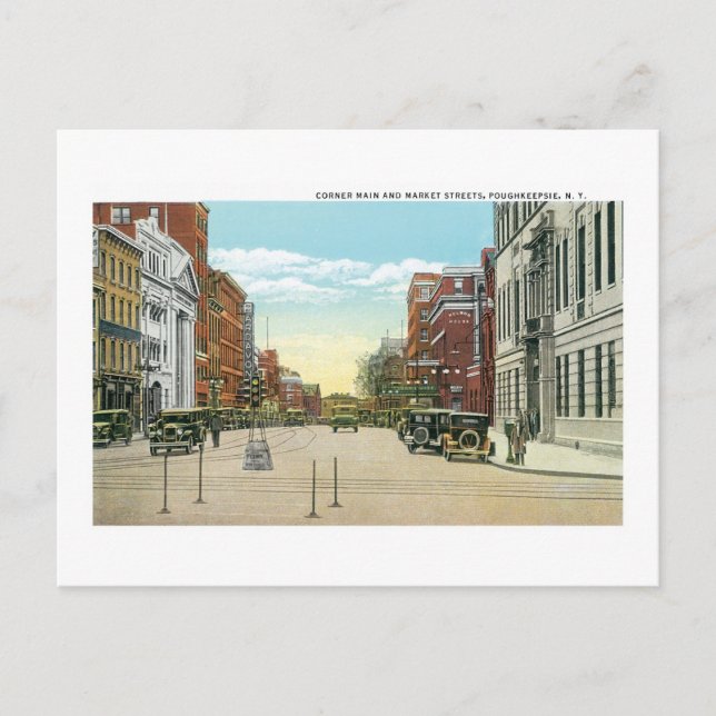 Cartão Postal Poughkeepsie, NY (Frente)