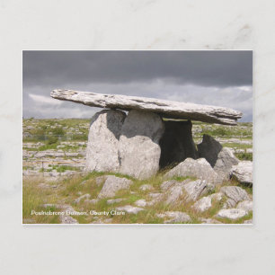 Cartão Postal Poulnabrone Dolmen, Condado de Clare