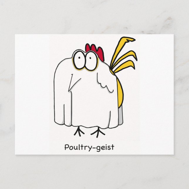 Cartão Postal Poultry-geist (Frente)