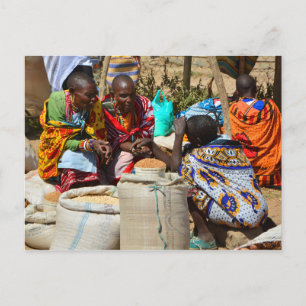 Cartão Postal Povo Maasai