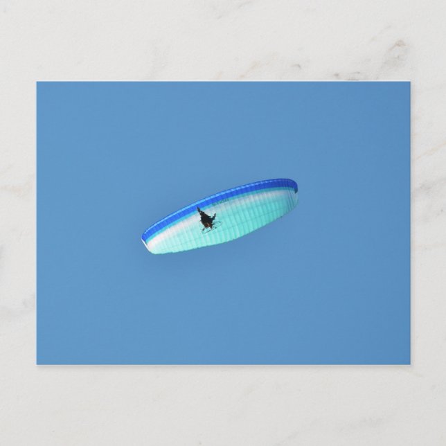 Cartão Postal Powered Paraglider (Frente)