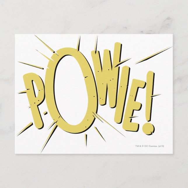 CARTÃO POSTAL POWIE! (Frente)