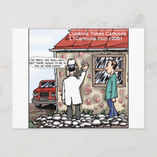 Cartão Postal Pox Engraçado Na Sua Casa