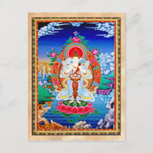 Cartão Postal Prabhutaratna Buddha oriental Legal Padmakumara